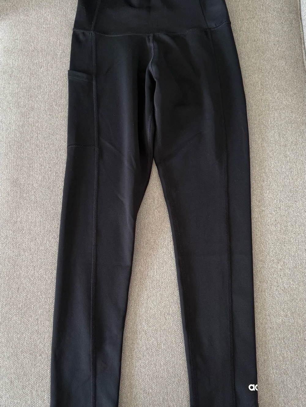 adidas Black High-Waist Performance Joggers